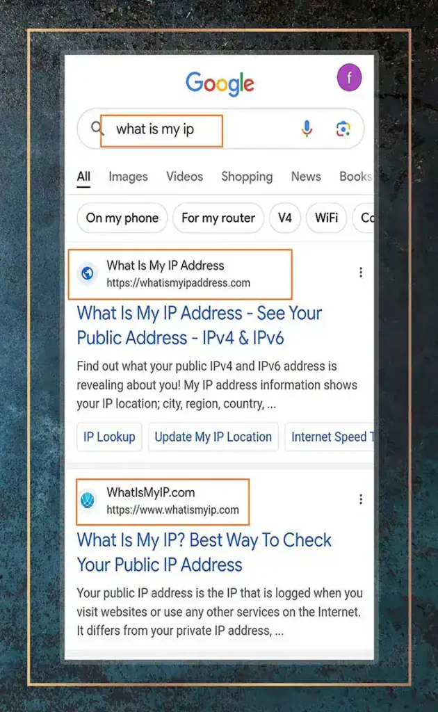 How to find my IP address on my phone