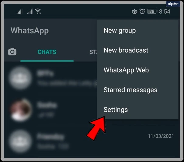 Profile in WhatsApp